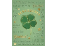 Greeting card CARD A5 Good luck
